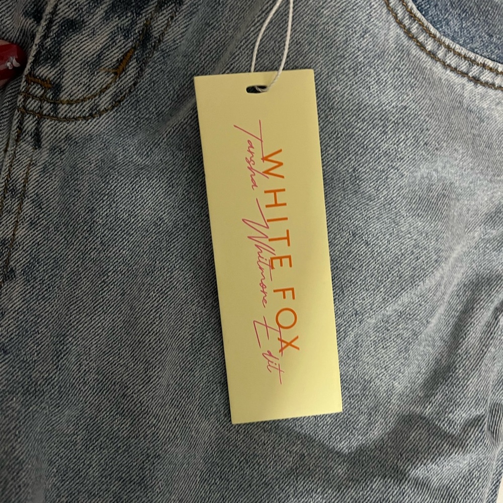Women's Blue Jean Maxi Skirt New With Tags